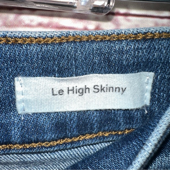 Frame Le High Jazz Distressed Skinny Jeans Size 27 - Picture 4 of 6